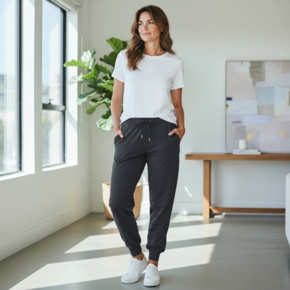 Athleta| Farallon Joggers Black |Size 12 - Picture 2 of 13